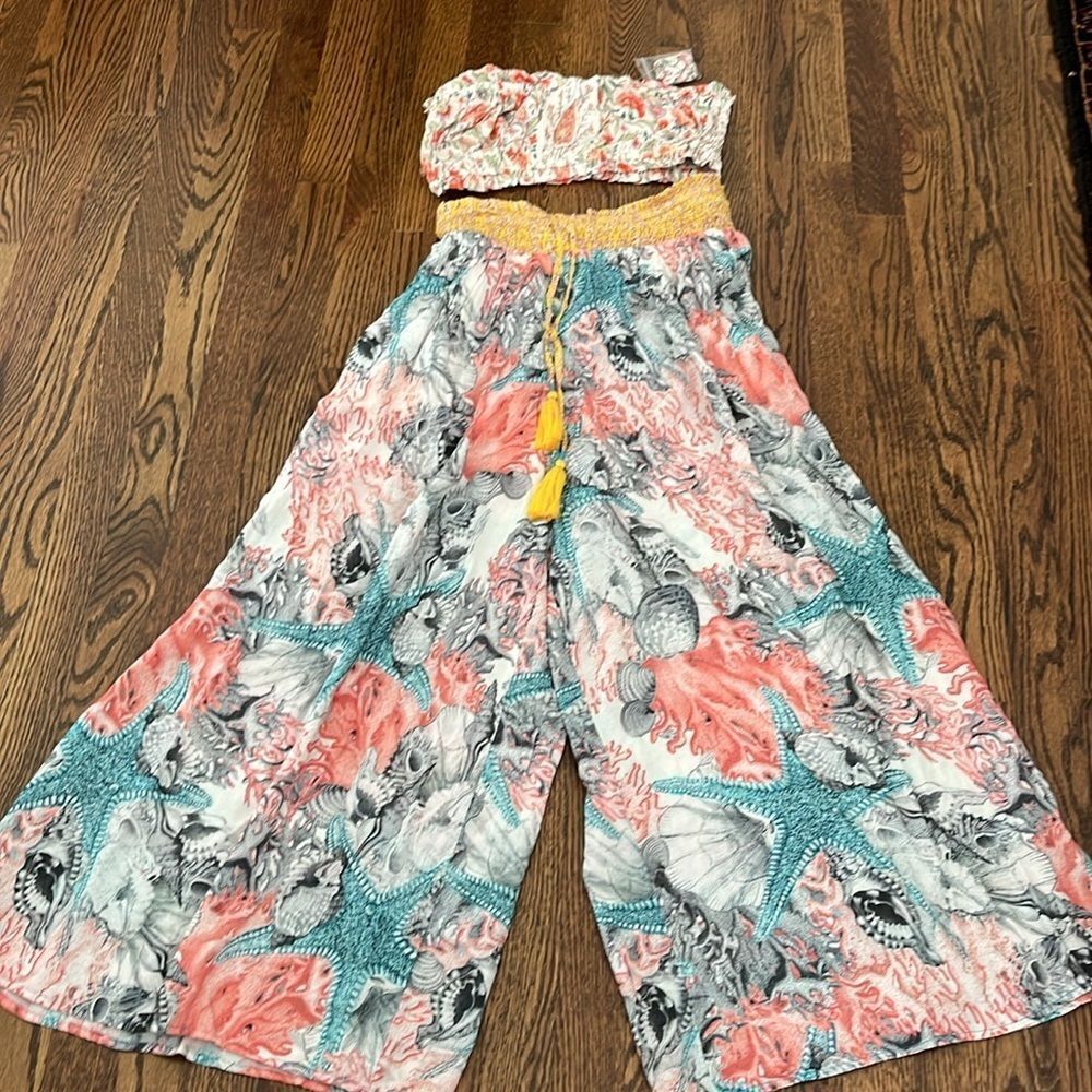 By Anthropologie S/M Top and Pant Set